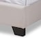 Baxton Studio Brady Modern Beige Upholstered King Size Bed 149-8946 - alternate 3